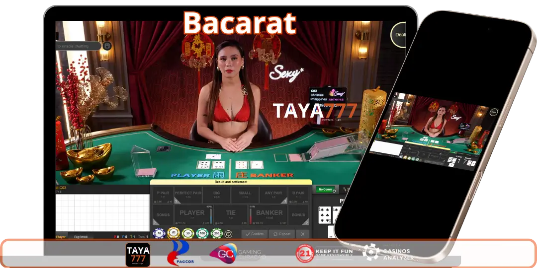 Enjoy Premium Baccarat at Taya777