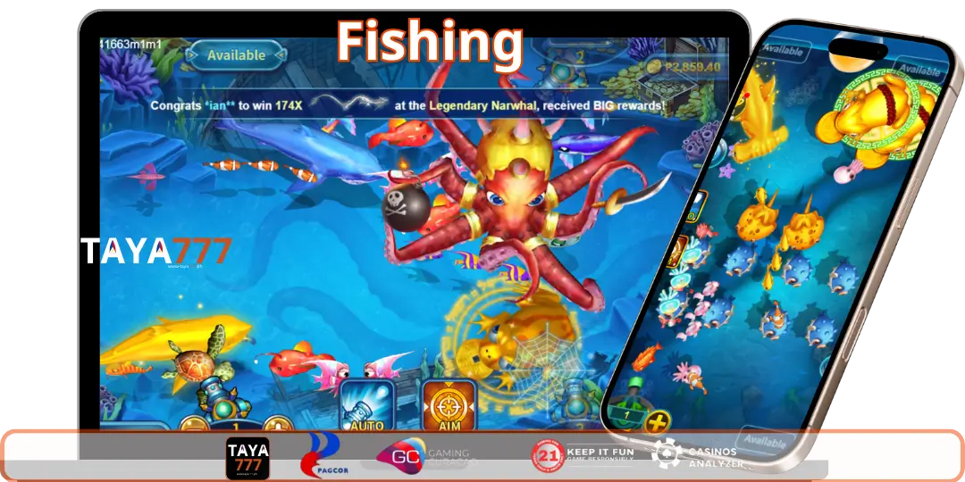 Game Interface and How to Play Fish Shooting Games taya777